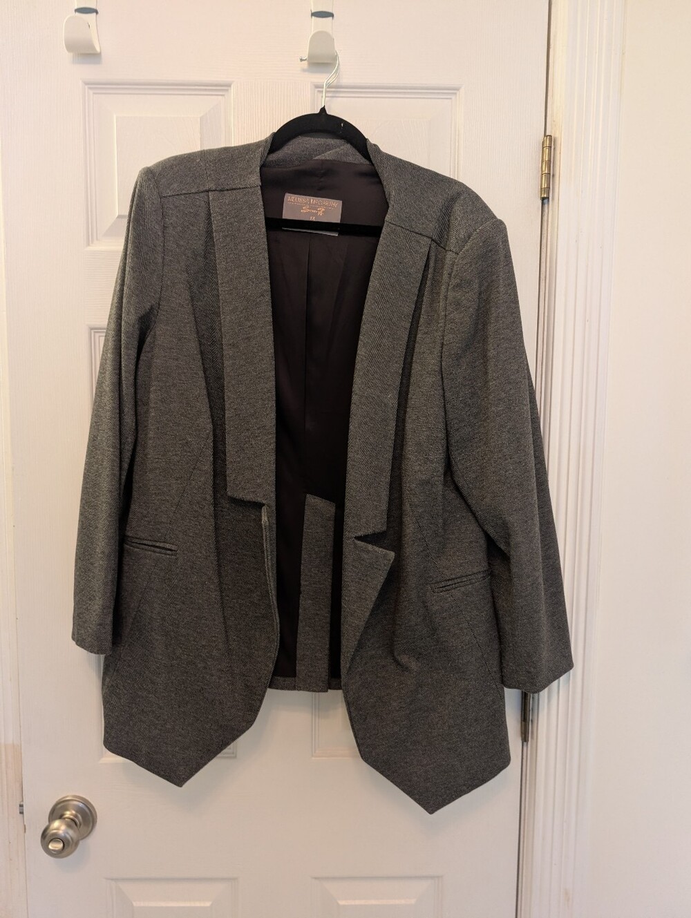 Seven7 Gray Open Blazer